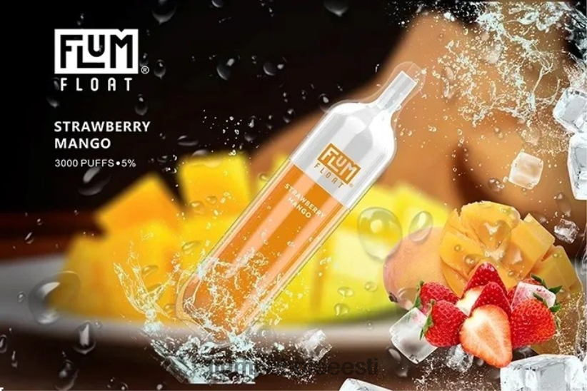 FLUM FLOAT 3000 pahvi maasika mango - Flum Pebble Flavors H02TXF75