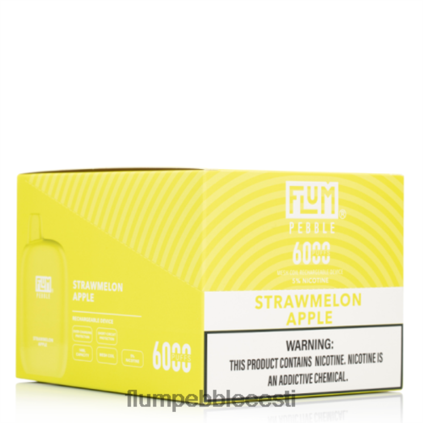 FLUM PEBBLES 6000 pahvi 10 pakki õun õun - Flum Float Vape Near Me H02TXF79