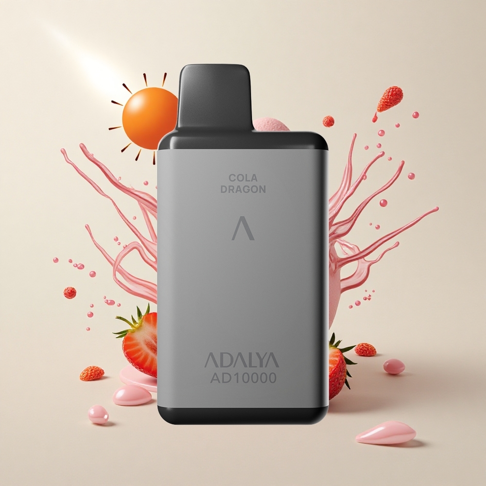 Adalya AD 10000 Puffs USB-C Ühekordne Vape Maasika Plahvatus