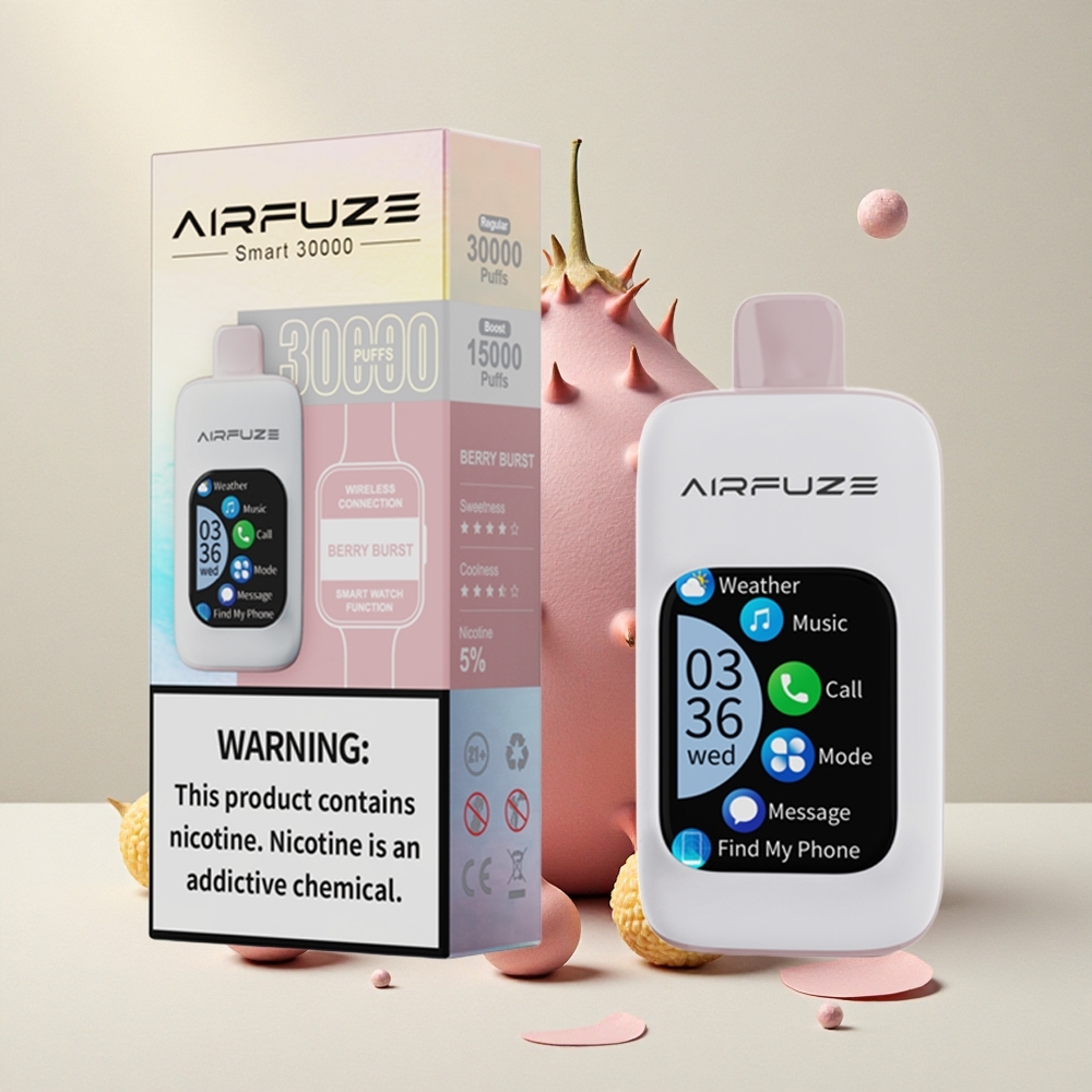 AirFuze Smart 30000 Puffs Ühekordne Vape Marjaplahvatus 900mAh