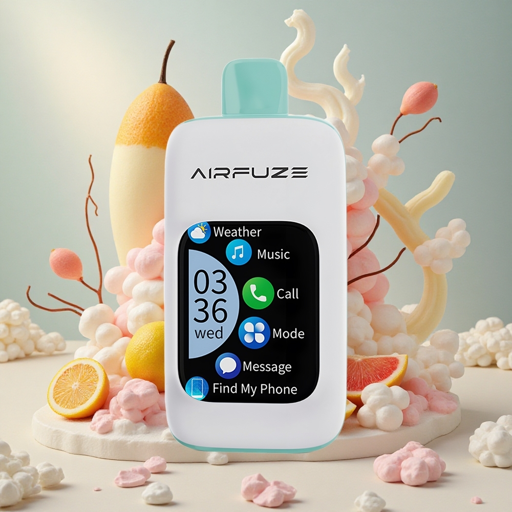 AirFuze Smart 30000 Puffs Ühekordne Vape Vikerkaare Puuviljaplahvatus 900mAh