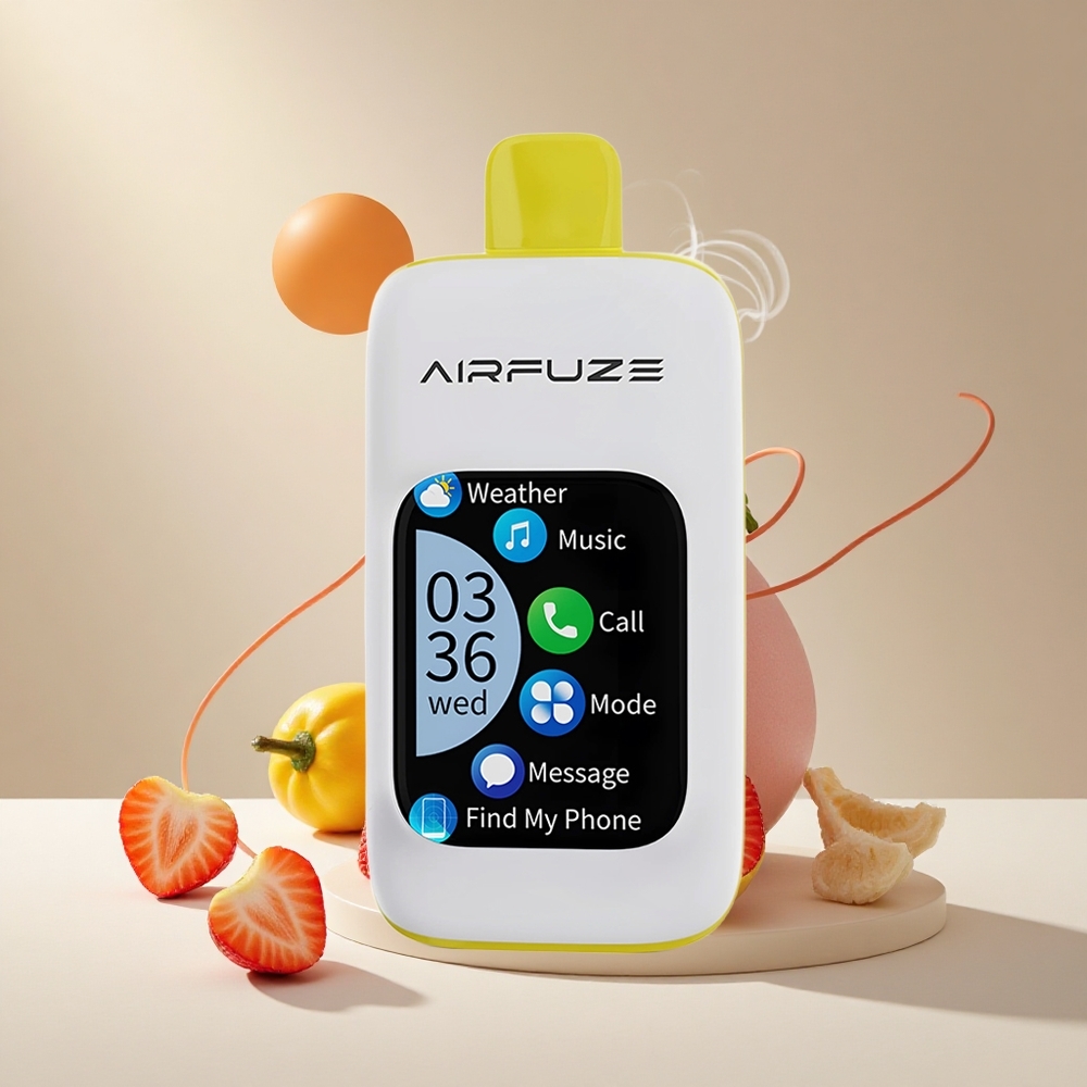 AirFuze Smart Pro 40000 Puffs Ühekordne Vape Maasikas Banaan