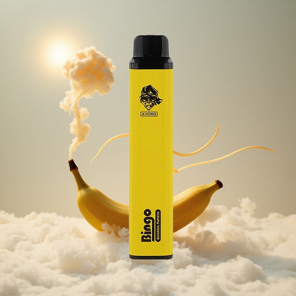 Aivono Aim Bingo 4000 Puffs Ühekordne Aurusti Banaan Papaya