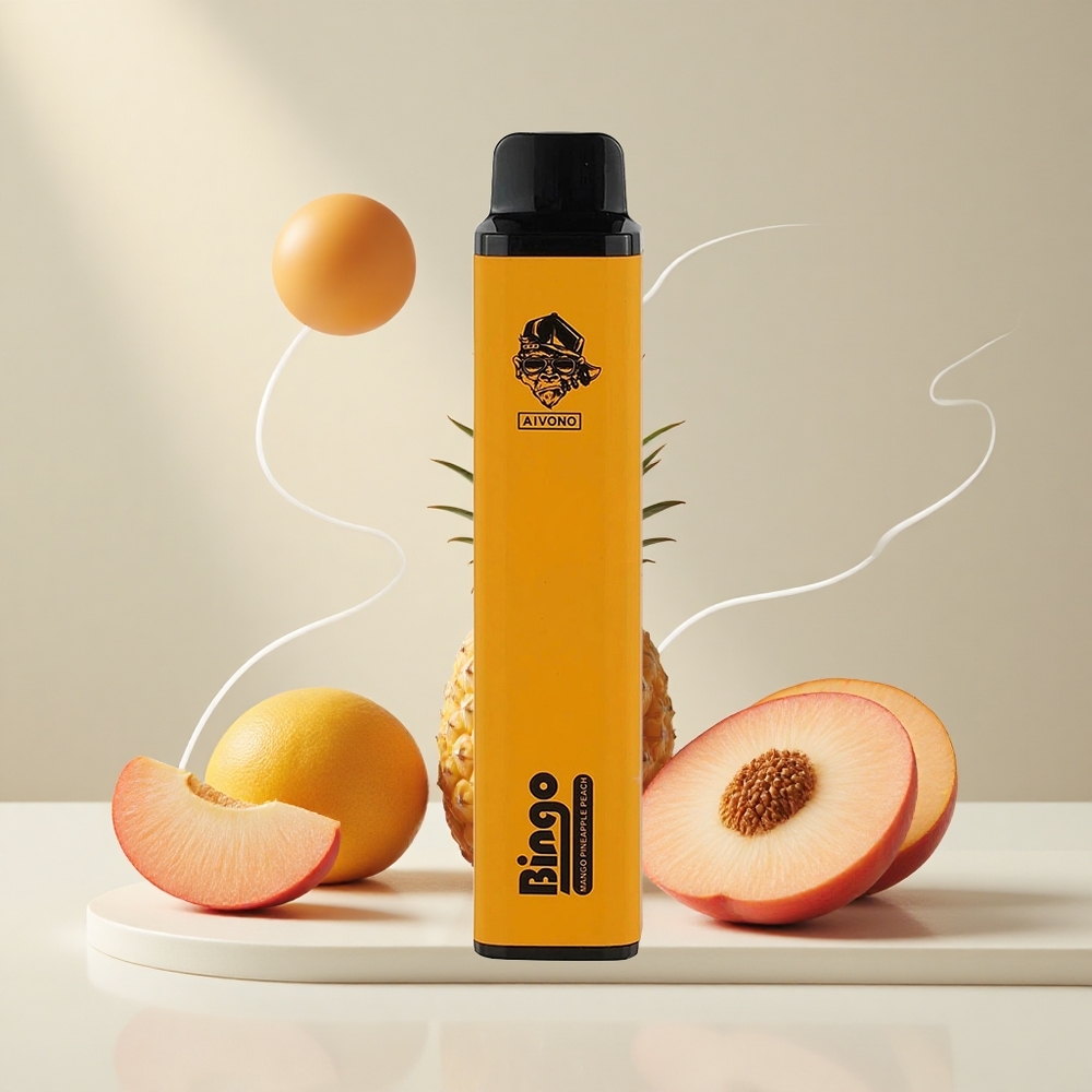 Aivono Aim Bingo 4000 Puffs Ühekordne Vape Ananass-Pirsak