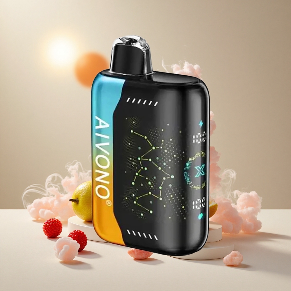 Aivono Aim Boom 25000 Puffs Vahetatav Vape Vaarikas Virsik Laimi 28ml