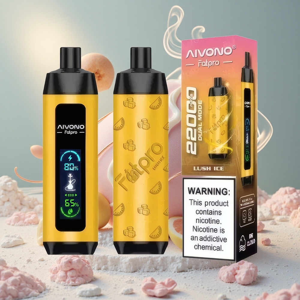 Aivono Aim Fatpro 22000 Puffs Mahla-Jää Ühekordne Vape