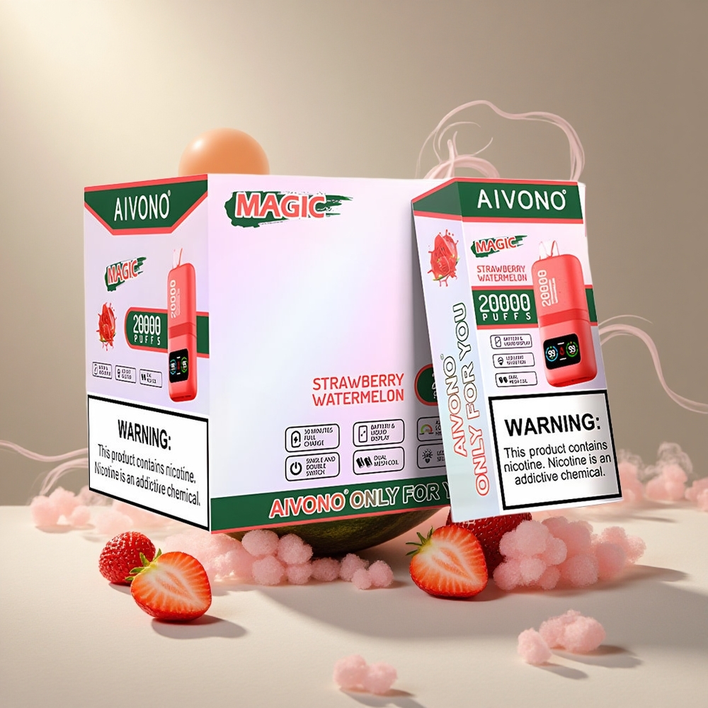 Aivono Aim Magic 20000 Puffs Maasikas-Arbuus Ühekordne Vape
