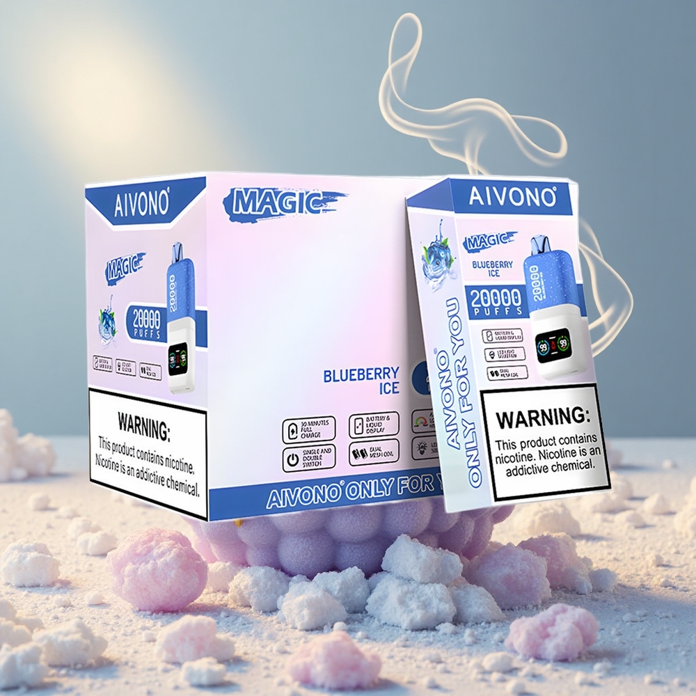Aivono Aim Magic 20000 Puffs Mustikas-jää Ühekordne Veip