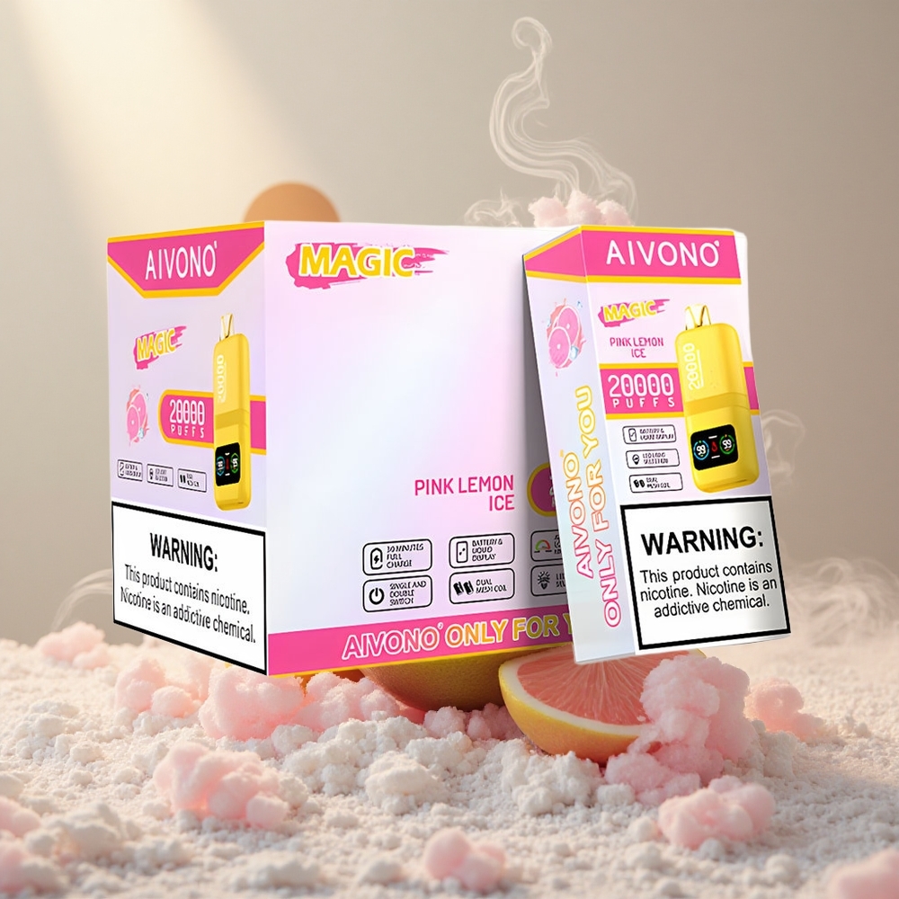Aivono Aim Magic 20000 Puffs Ühekordne Vape Roheline Sidruni Jää