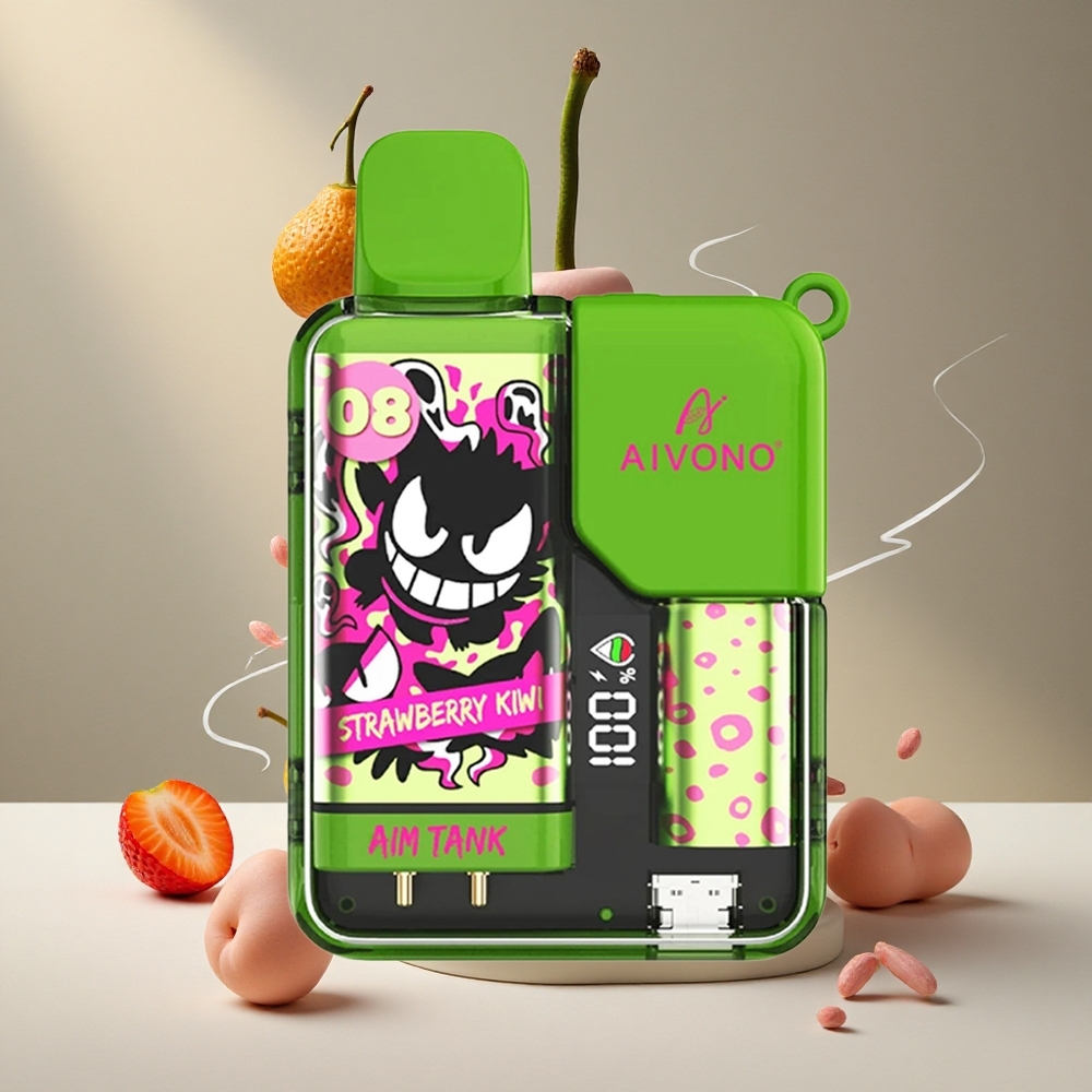 Aivono Aim-Tank 9500 Puffs Ühekordne Vape Maasika-Liwi 18ml