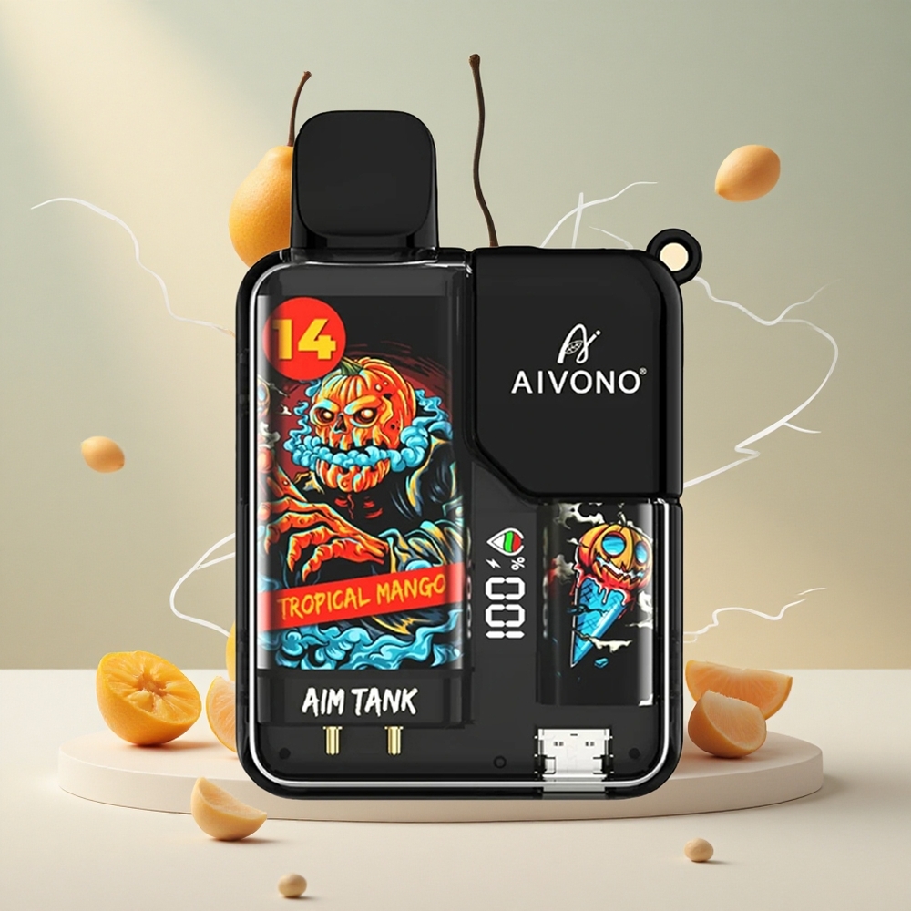 Aivono Aim-Tank 9500 Puffs Ühekordne Vape Troopiline Mango 18ml