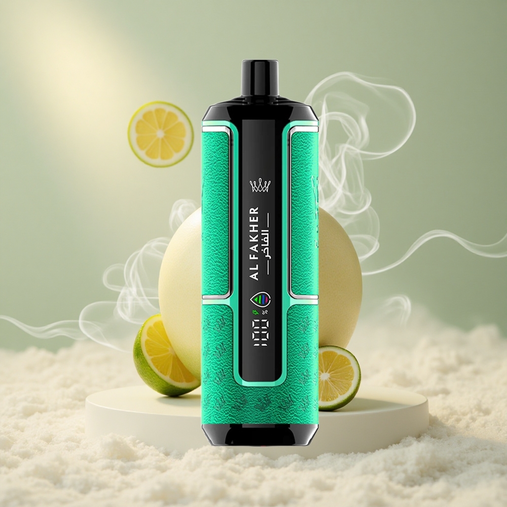 Al Fakher Crown Bar 15K Puffs Hypermax Heitmiseks Vape Kit Sidruni-Laimi