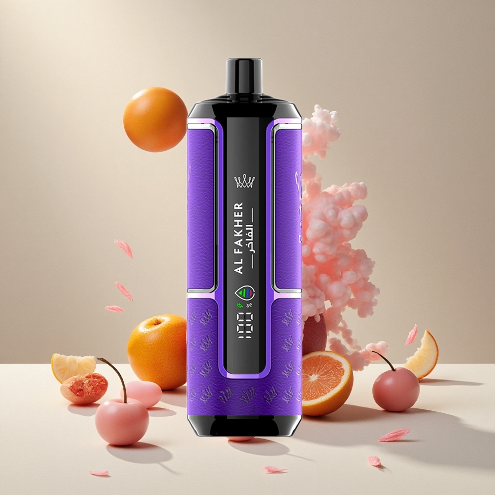 Al Fakher Crown Bar 15K Puffs Kirss Pidu Kompaktne