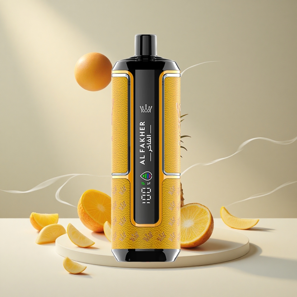 Al Fakher Crown Bar 15K Puffsvõime Käsitsi Aurutaja Mango-Ananas