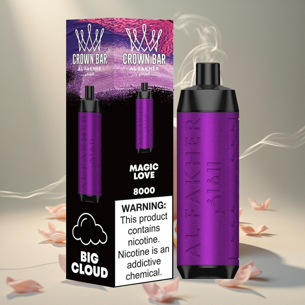Al Fakher Crown Bar 8000 Mahukas Maagiline Armastus Ühekordne Vape