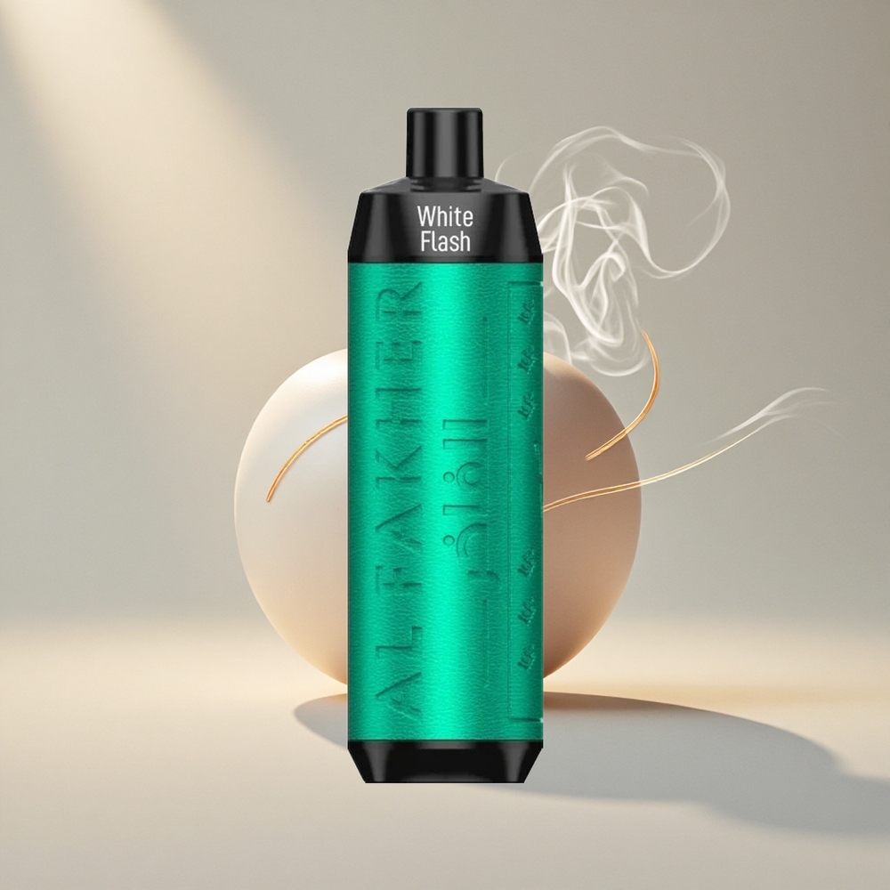 Al Fakher Crown Bar 8000 Valge Välk Kuni 8000 Puffs Kompaktne