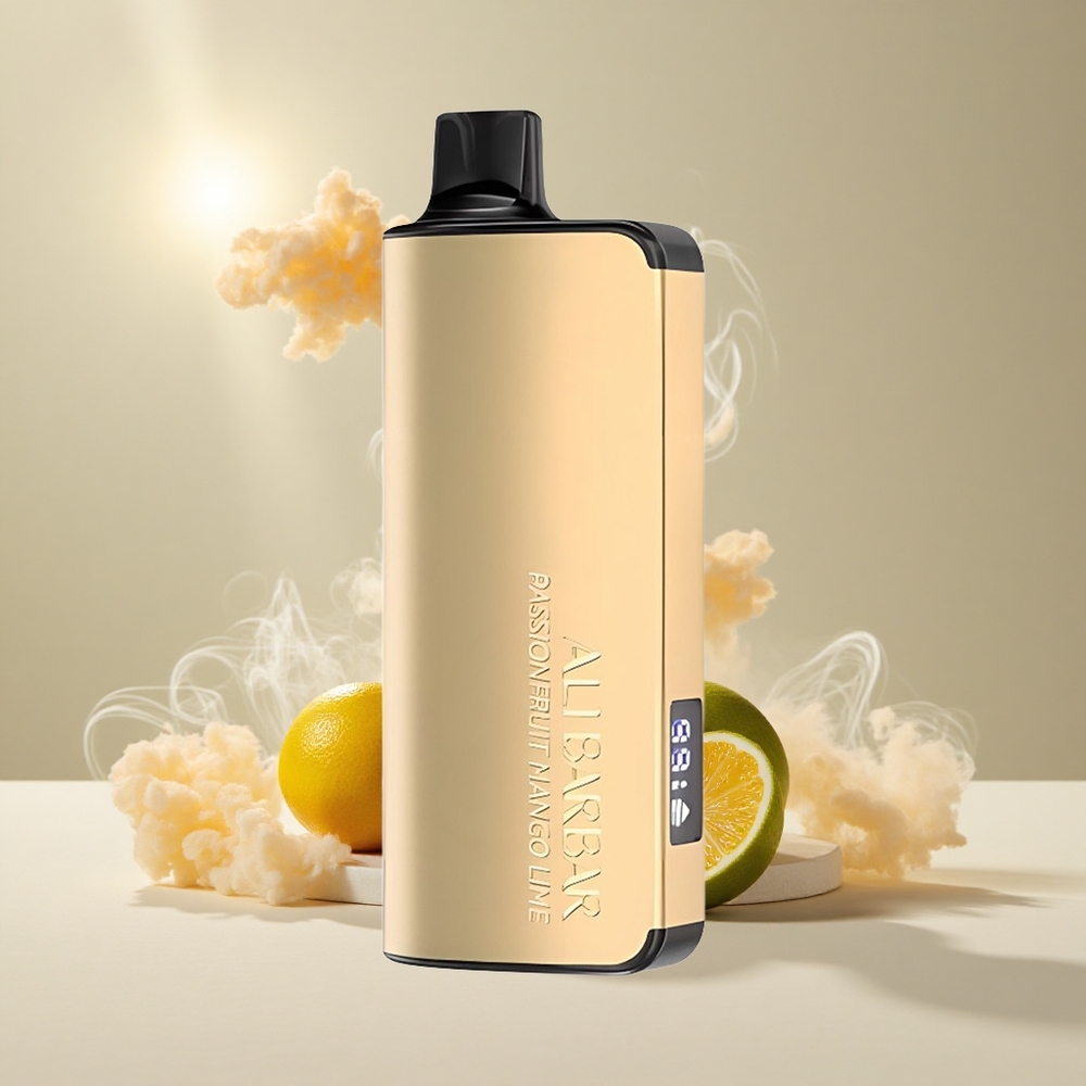 Alibarbar Ingot 9000 Puffs Eeldiseta Vape Passioonivili Mango Laimi 2350mAh