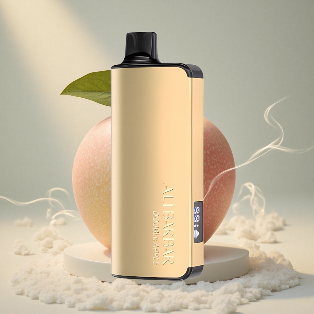 Alibarbar Ingot 9000 Puffs kahe õuna maitsega 22ml e-vedelikuga