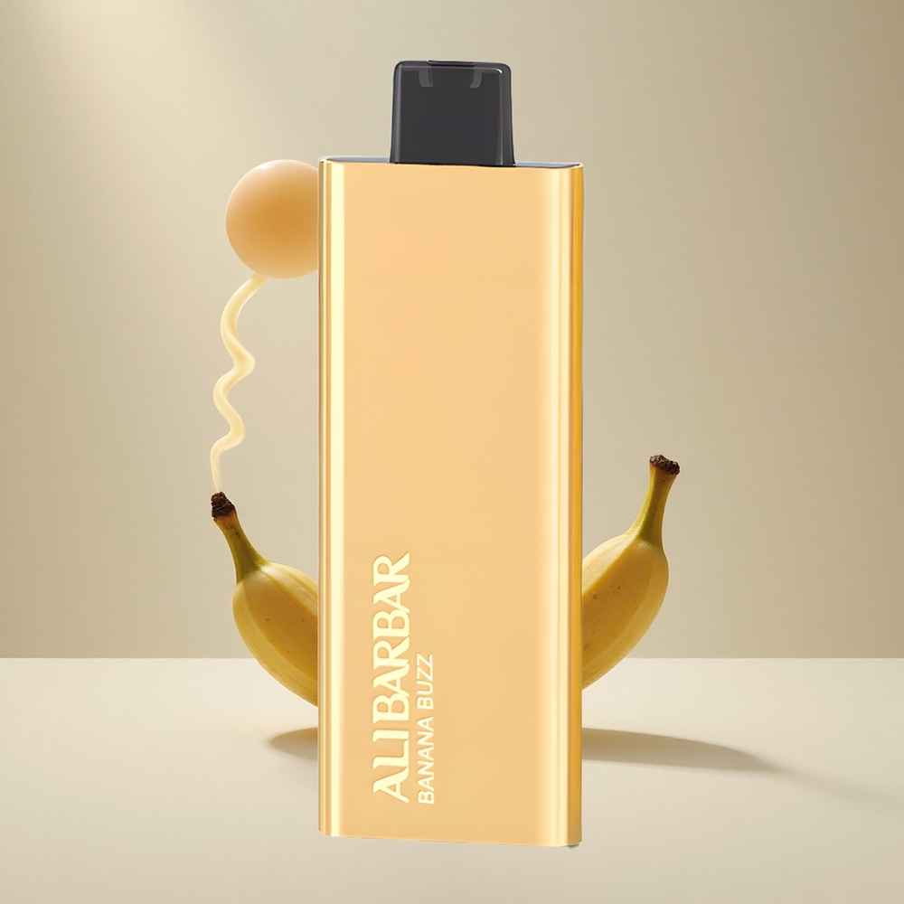 Alibarbar Pandora 7000 Puffs Ühekordne Vape Banaan Mürin