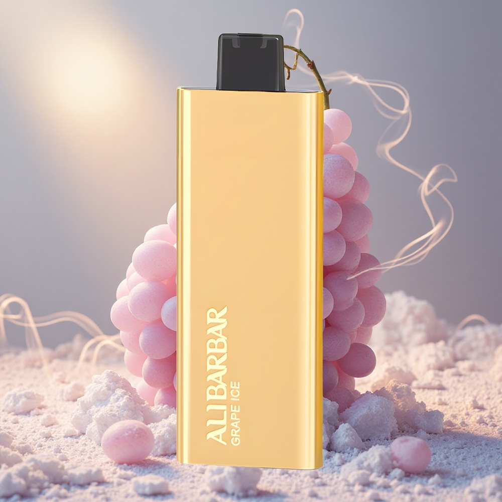 Alibarbar Pandora 7000 Puffs Ühekordne Veip Viinamarja-Jää 17 ml