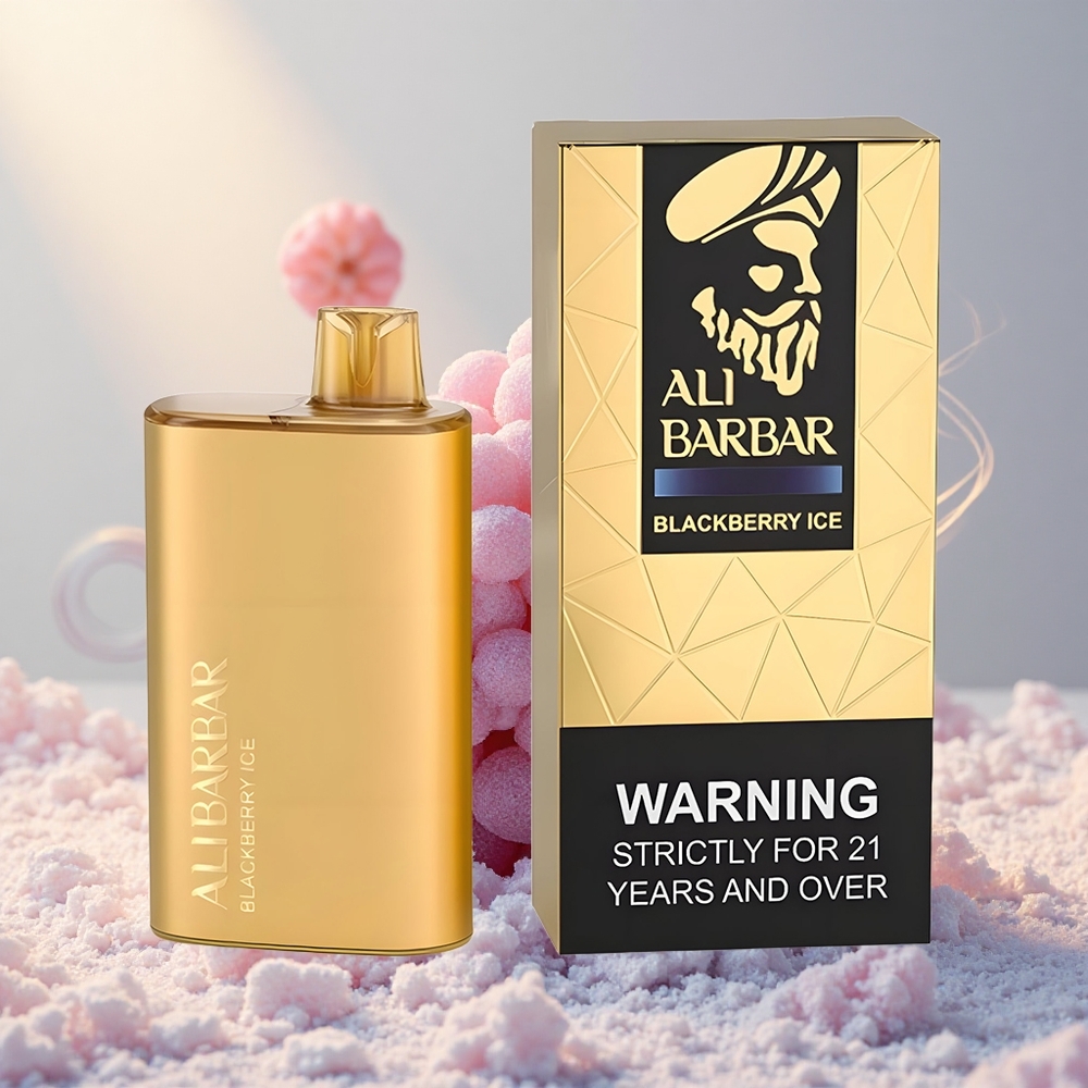 Alibarbar Rich 8000 Puffs Ühekordne Vape Mustika-Jää