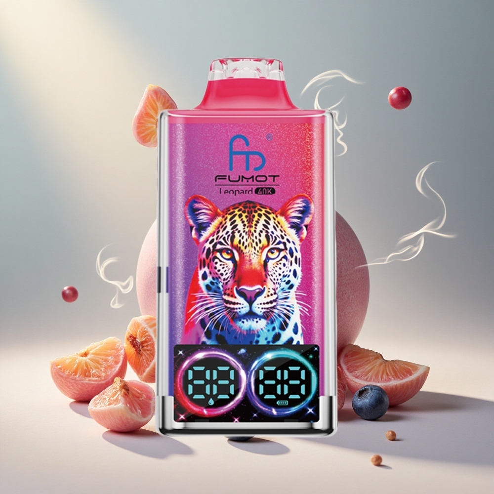 Fumot Leopard 40000 Puffs Mustikas Virsik Kukkurmarja Ühekordne Veip