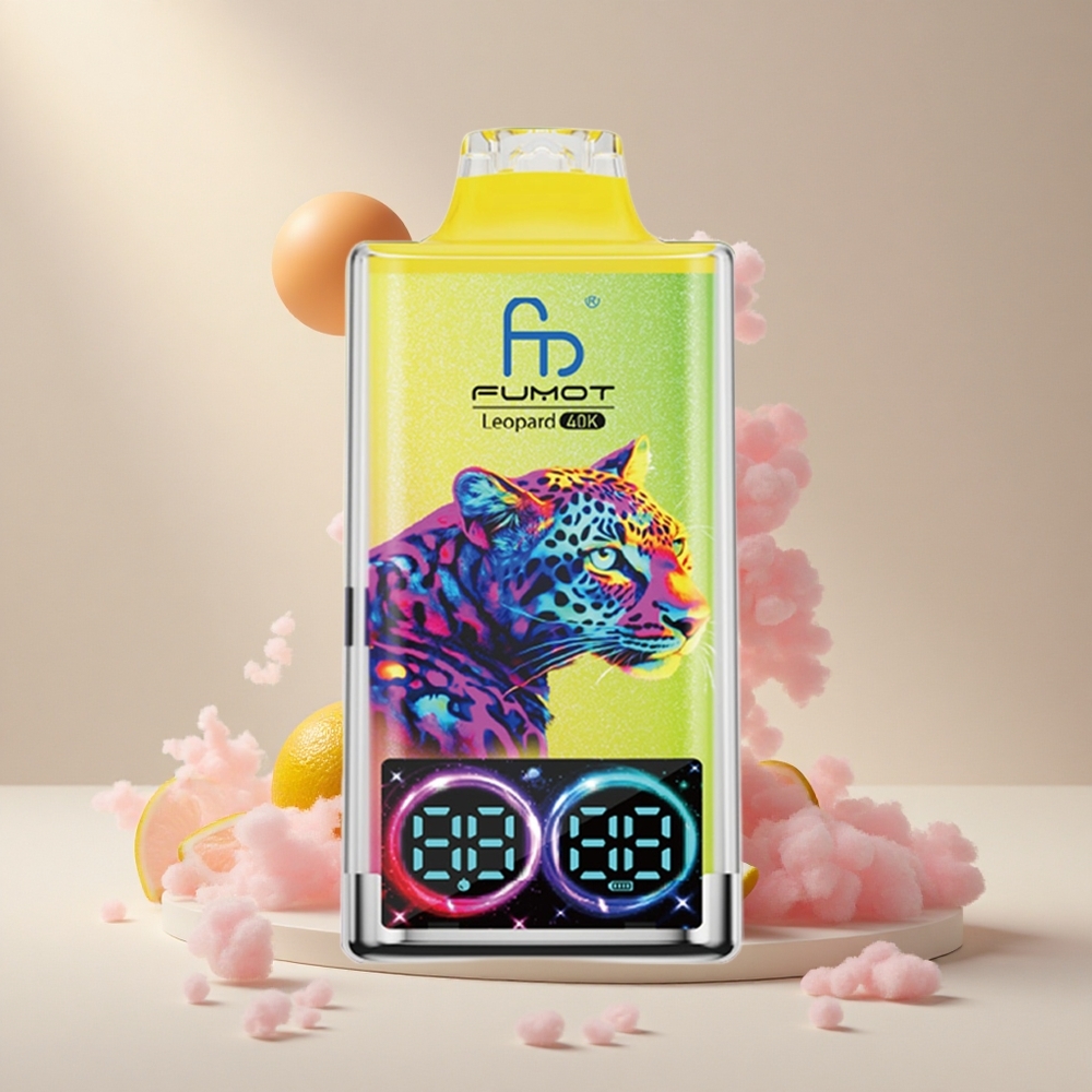 Fumot Leopard 40000 Puffs Tüüp-C Laadimine Roosa Sitronimahl