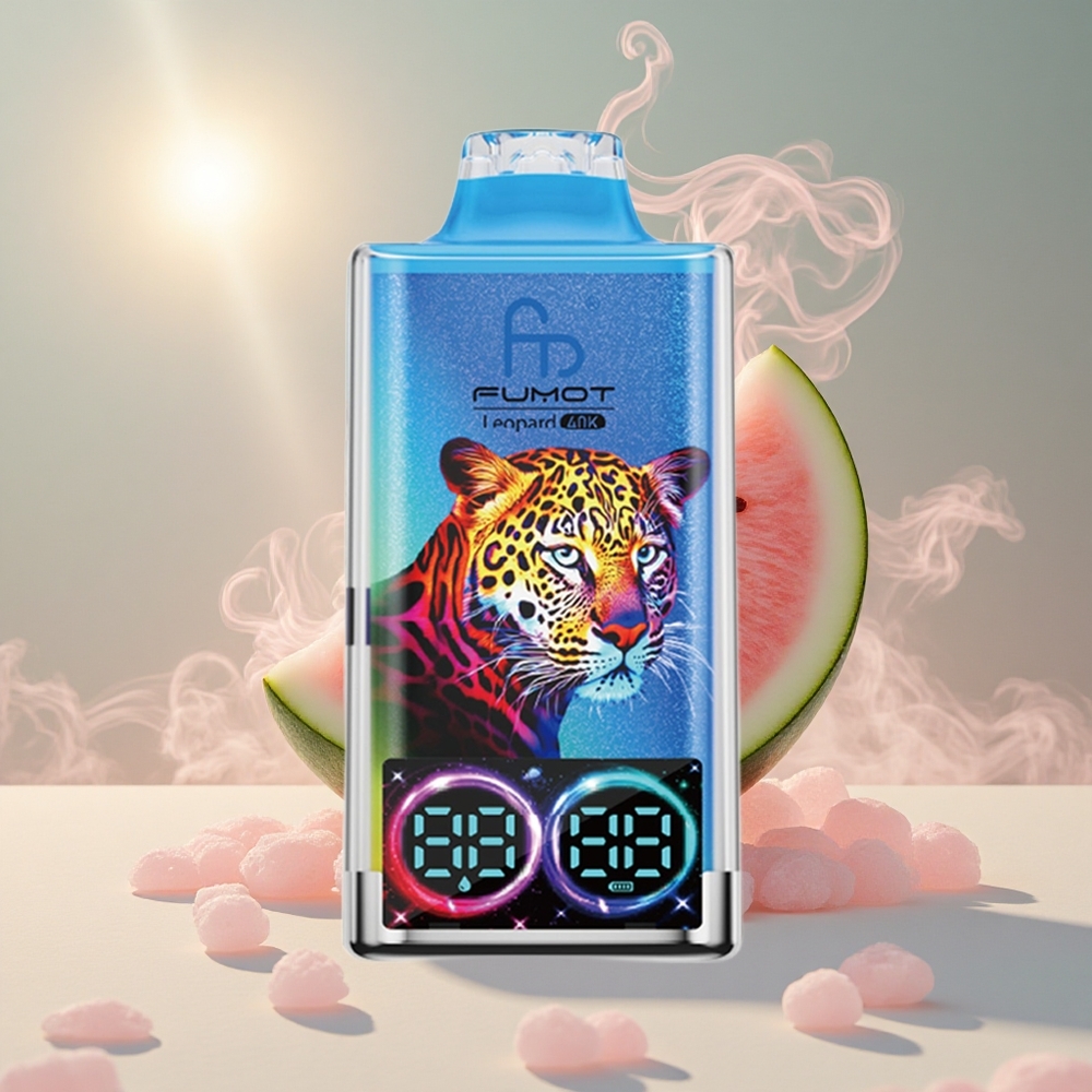 Fumot Leopard 40000 Puffs Tüüp-C Laadimine Vesimelonist Mullikommi