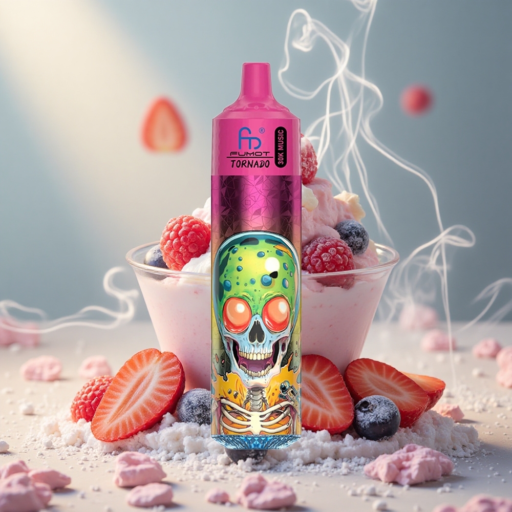 Fumot RandM Tornado 30000 Puffs Maasikas-vaarikas-plaadijäätis 30mL