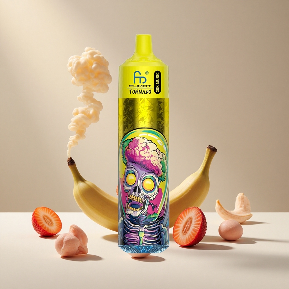 Fumot Randm Tornado 30000 Puffs Banana Maasikas 30mL e-vedelik