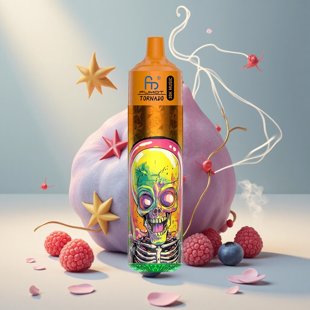 Fumot Randm Tornado 30000 Puffs Ühekordne Vape Mustikas Vaarikas 30mL