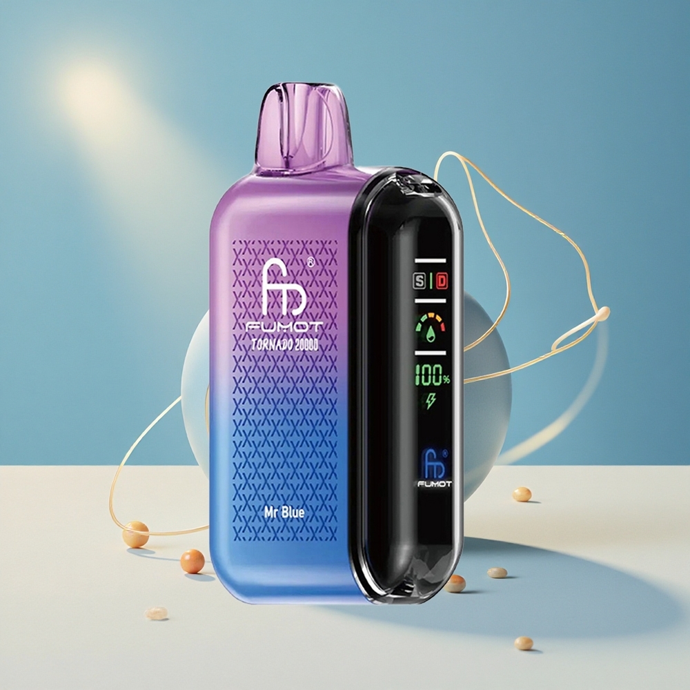 Fumot Tornado 20000 Puffs 20ml Vedelikuga Ühekordne Vape Hr Sinine