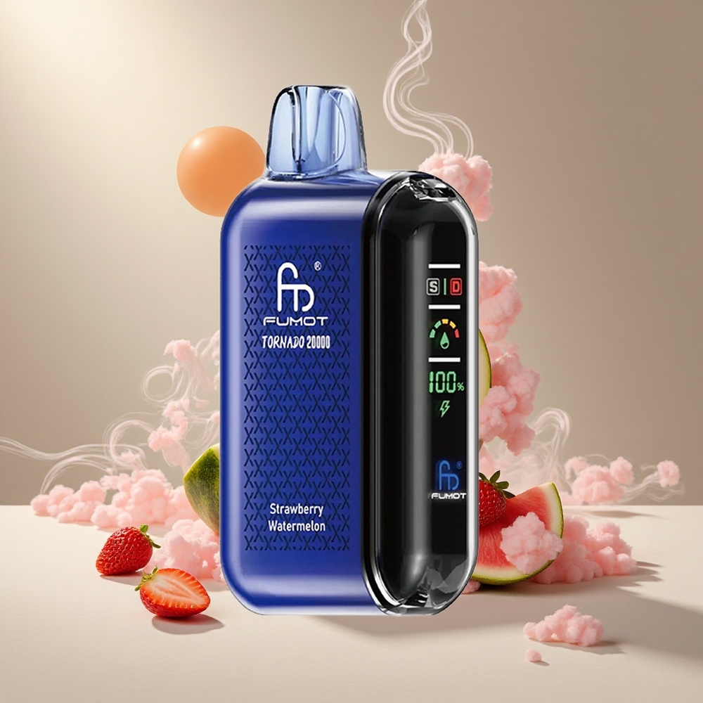 Fumot Tornado 20000 Puffs 850mAh Laaditav Maasikas-Arbuus