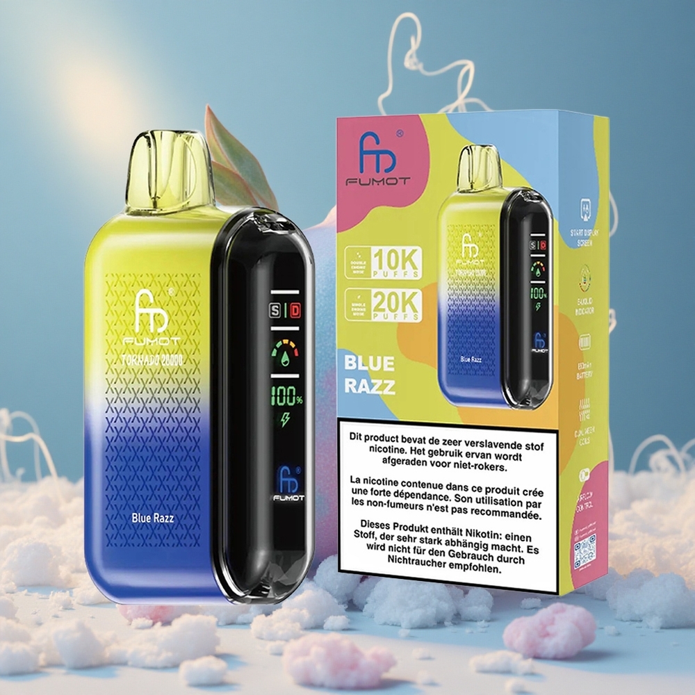 Fumot Tornado 20000 Puffs Dual Mesh Coil Sinine-Murakas