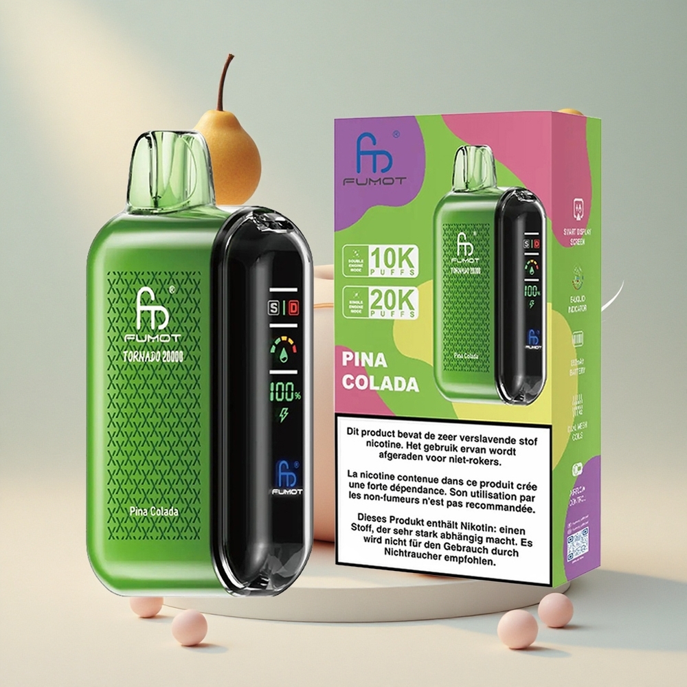 Fumot Tornado 20000 Puffs Laaditav Pina Colada