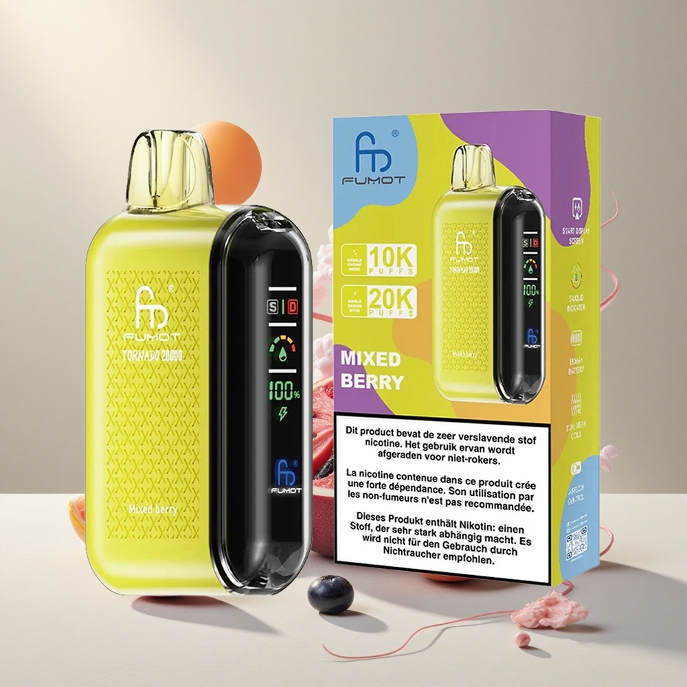 Fumot Tornado 20000 Puffs Segamari Ühekordne Vape