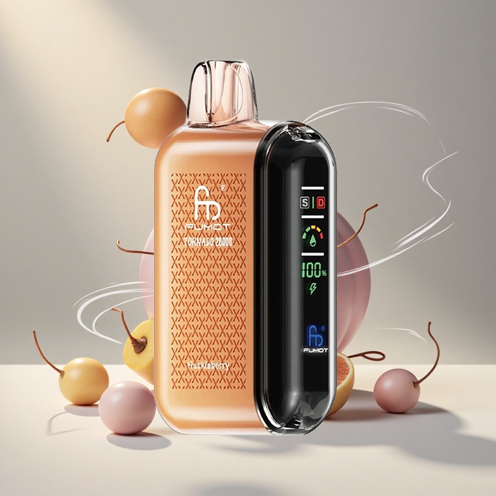 Fumot Tornado 20000 Puffs Ühekordne Vape Hucklepaju 20ml