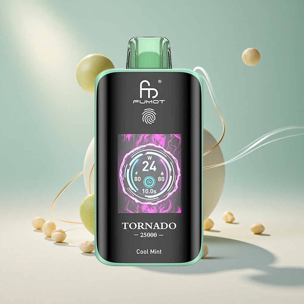 Fumot Tornado 25000 Puffs Laetav Akuga Cool Mint