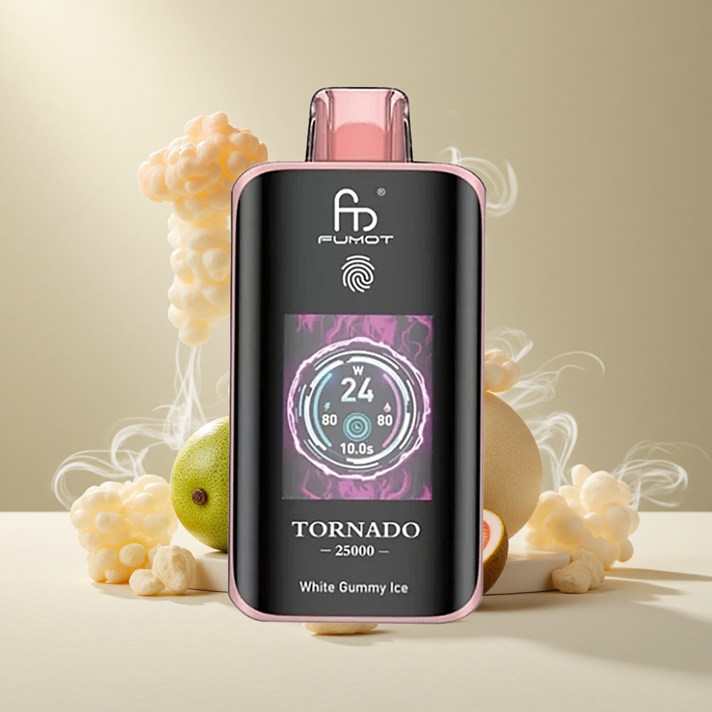 Fumot Tornado 25000 Puffs Laetud 20ml Mahla Kiivi Maracuya Guaiava