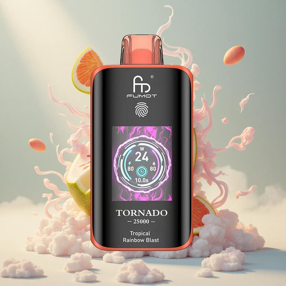 Fumot Tornado 25000 Puffs Tropiline Vikerkaare Plahvatus 700mAh