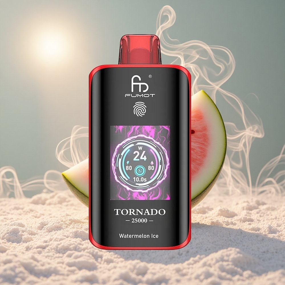 Fumot Tornado 25000 Puffs Vesimelonijää 700mAh Akuga
