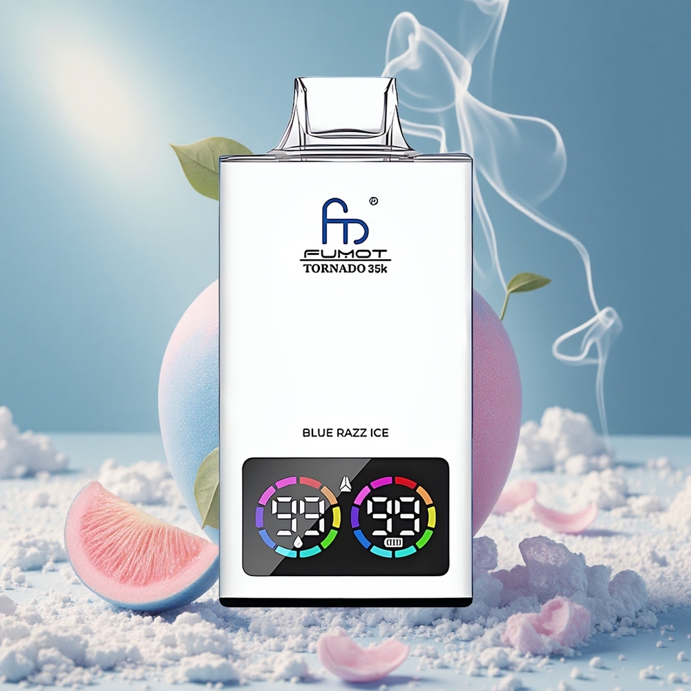 Fumot Tornado 35000 Puffs Dual Mesh Coil Sinine Vaarikas Jää