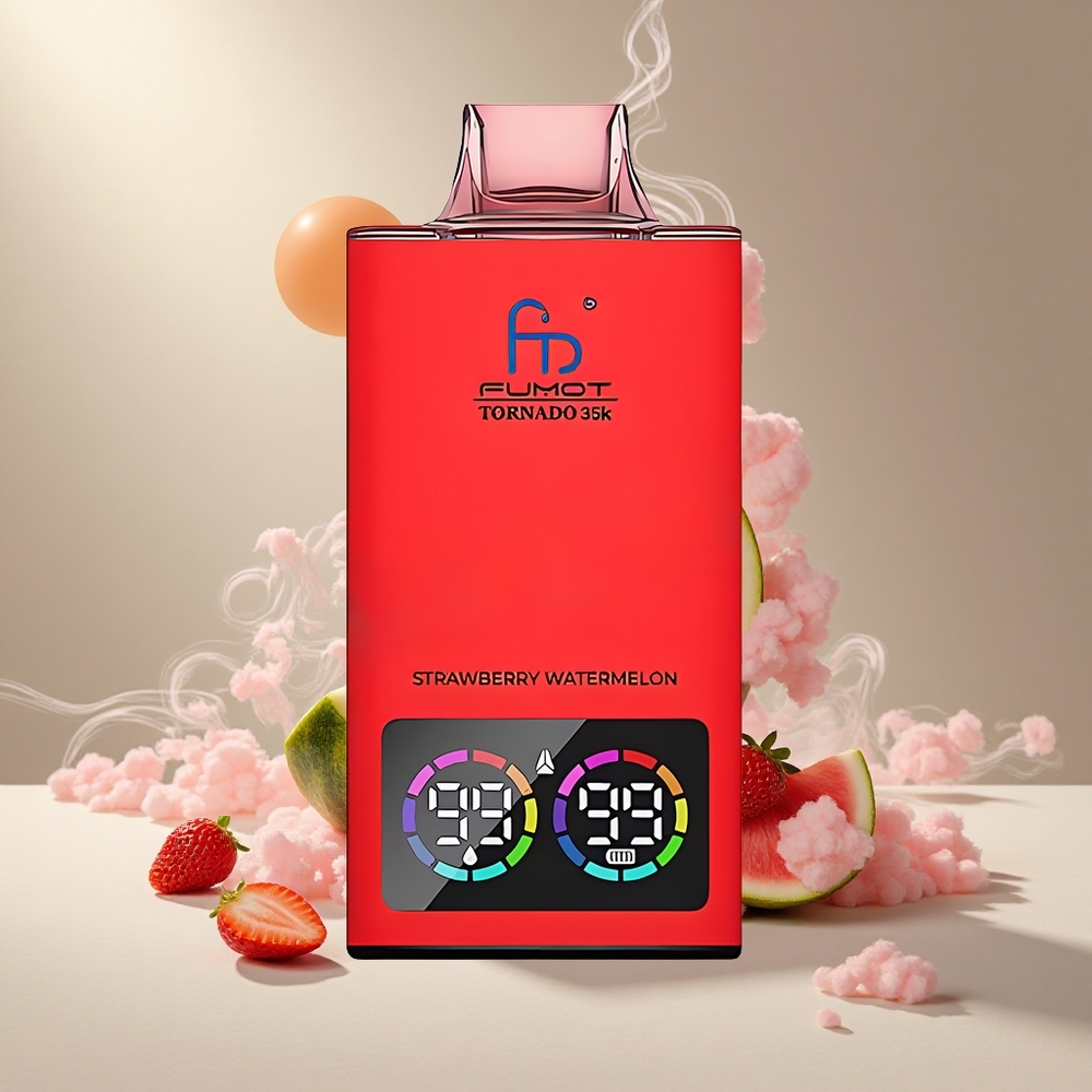 Fumot Tornado 35000 Puffs Maasikas-Arbuus 15ml Mahuti