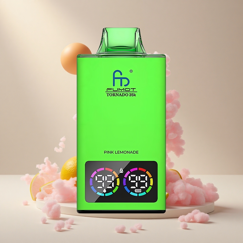 Fumot Tornado 35000 Puffs RGB Tuled Roosa Sidrunimahl