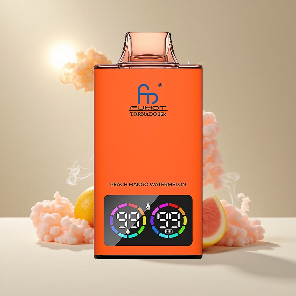 Fumot Tornado 35000 Puffs USB-C Virsik Mango-Arbuus