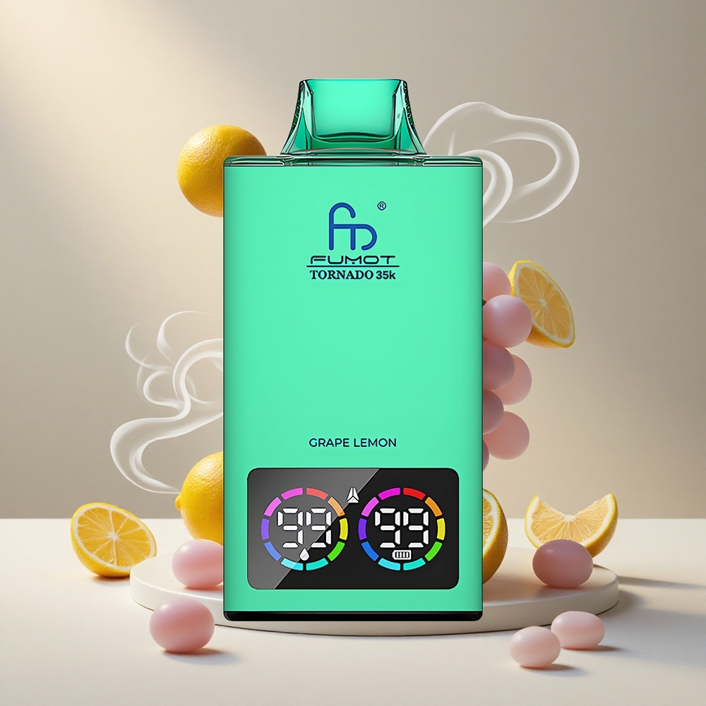 Fumot Tornado 35000 Puffs Veinipuder Portselan 15ml Mahutiga