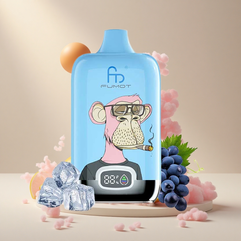 Fumot Tornado Digital Box 12000 Puffs 20ml E-vedelik Roosa Sidrunimahl
