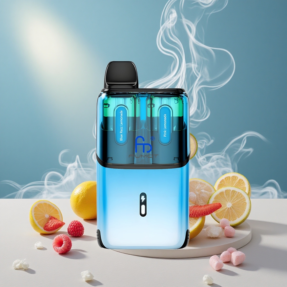 Fumot Ultra T32000 32000Puffs Sinine Sõstar-Marjapuu - Roosa Marjapuu