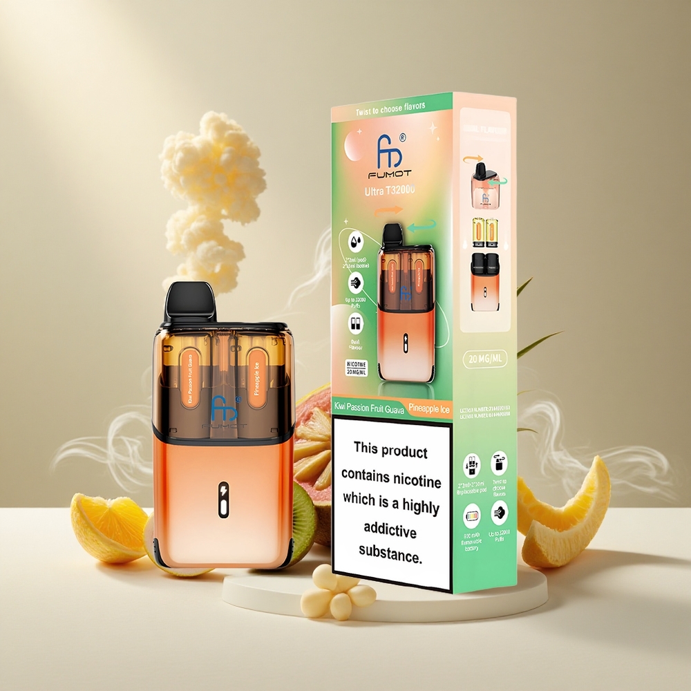 Fumot Ultra T32000 32000 Puffs Kiivi-Maracuya-Guava-Ananass Jää